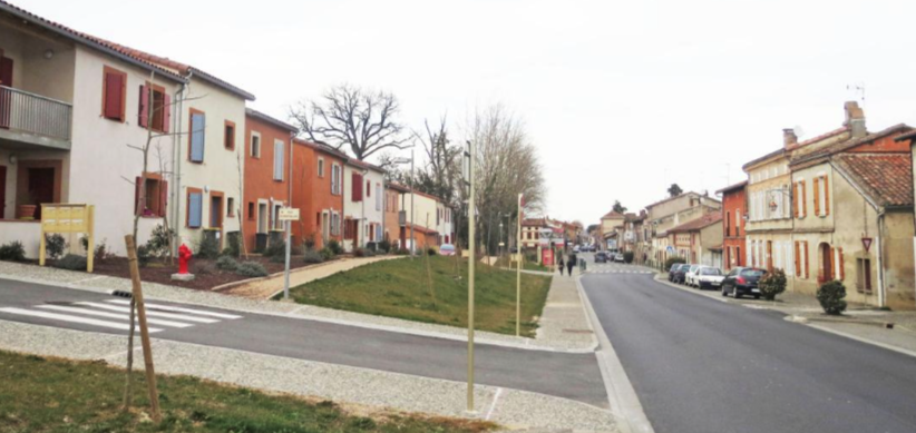 Vue de la rue des Pyrénées